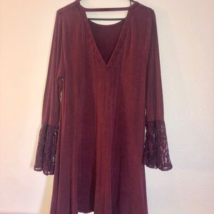 Lex boutique maroon dress
